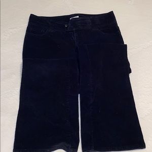 Black corduroy pants